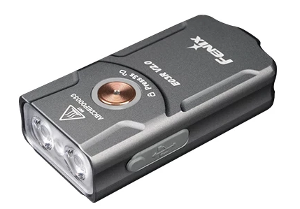 Фонарь Fenix E03R EDC V2.0 Gray - Фото 1 большая