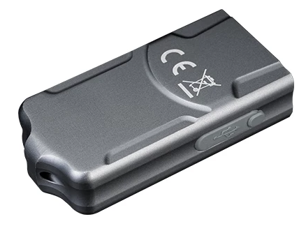 Фонарь Fenix E03R EDC V2.0 Gray - Фото 4 большая