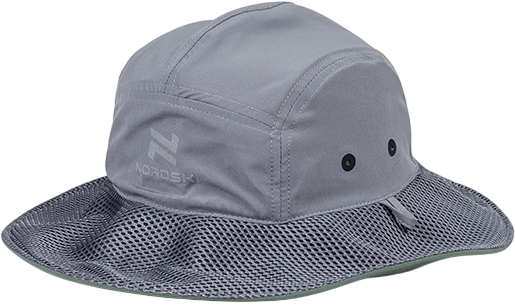 Панама Nordski Outdoor Grey/Mint - Фото 5 большая