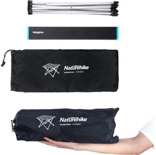 Стол Naturehike FT08 Aluminum Alloy Folding Black - Фото 4 большая