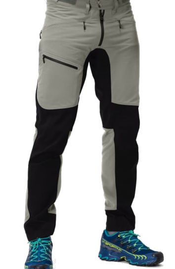 Брюки мужские Norrona Falketind Flex1 Heavy Duty Castor Grey/Caviar - Фото 2 большая
