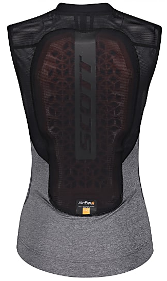 Защитный жилет женский Scott Airflex Light Protector Black/Dark Grey Melange - Фото 1 большая