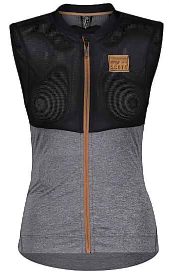 Защитный жилет женский Scott Airflex Light Protector Black/Dark Grey Melange - Фото 2 большая