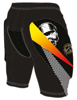 Защитные шорты Energiapura Racing Sr Red/Yellow - Фото 1 большая