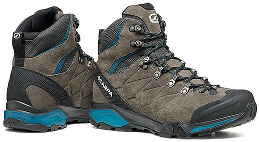 Ботинки мужские Scarpa Zg Trk Gtx Titanium/Lake Blue - Фото 2 большая