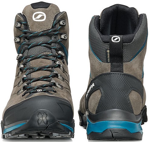 Ботинки мужские Scarpa Zg Trk Gtx Titanium/Lake Blue - Фото 5 большая