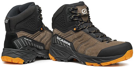 Ботинки мужские Scarpa Rush Trk Gtx Brown/Orange - Фото 2 большая
