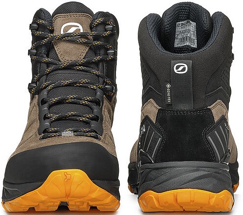 Ботинки мужские Scarpa Rush Trk Gtx Brown/Orange - Фото 3 большая