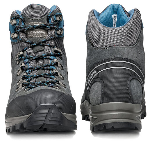 Ботинки мужские Scarpa Kailash Trek Gtx Shark/Gray/Lake Blue - Фото 4 большая