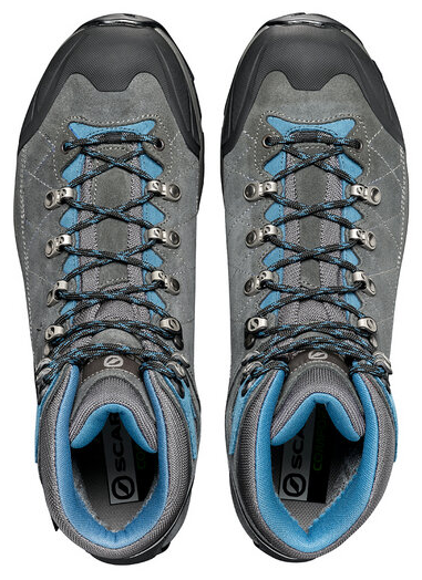 Ботинки мужские Scarpa Kailash Trek Gtx Shark/Gray/Lake Blue - Фото 6 большая