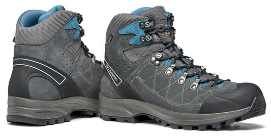 Ботинки мужские Scarpa Kailash Trek Gtx Shark/Gray/Lake Blue - Фото 7 большая