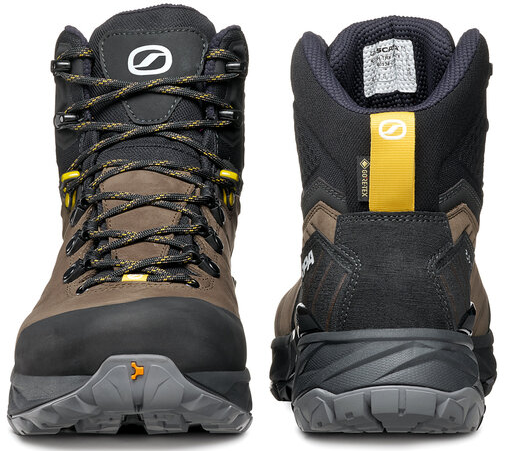 Ботинки мужские Scarpa Rush Trk Pro Gtx Volcano/Mustard - Фото 4 большая