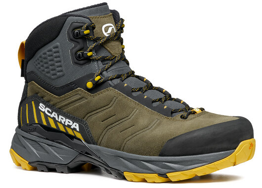 Ботинки мужские Scarpa Rush Trk Gtx Military/Mustard - Фото 2 большая