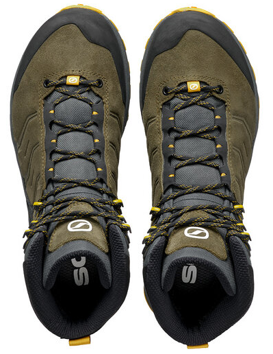 Ботинки мужские Scarpa Rush Trk Gtx Military/Mustard - Фото 6 большая