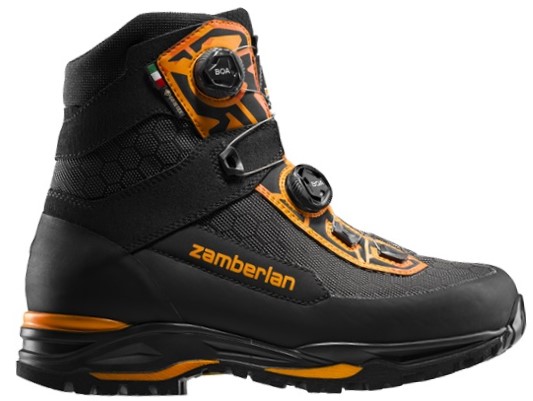 Ботинки мужские Zamberlan 3033 Rondane Gtx RR Boa Wl Black/Orange - Фото 1 большая