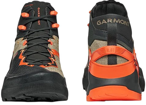 Ботинки мужские Garmont Onyx Mid Gtx Raven Black/Pale Beige - Фото 4 большая