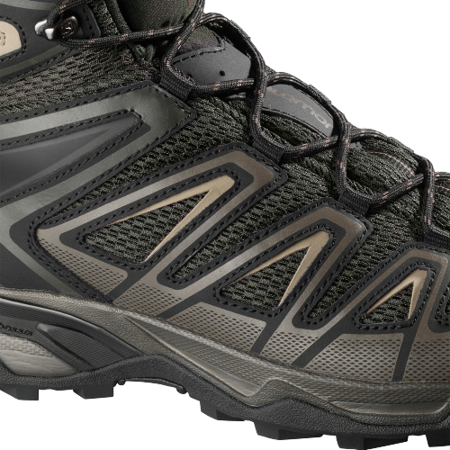 Ботинки мужские Salomon X Ultra Mid 3 Aero Peat/Bungee Cord - Фото 4 большая