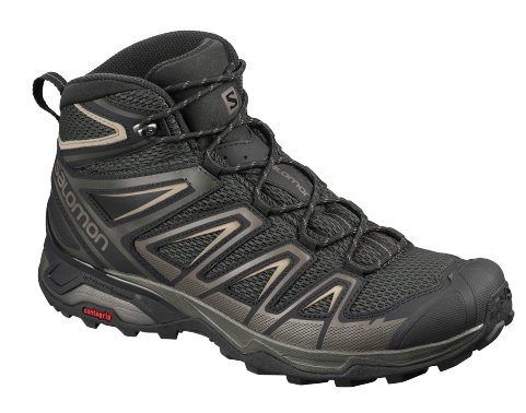 Ботинки мужские Salomon X Ultra Mid 3 Aero Peat/Bungee Cord - Фото 1 большая