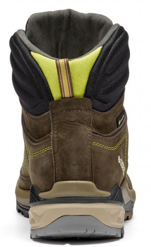 Ботинки мужские Asolo Falcon Evo Nbk Gv Mm Dark Brown/Lime - Фото 3 большая