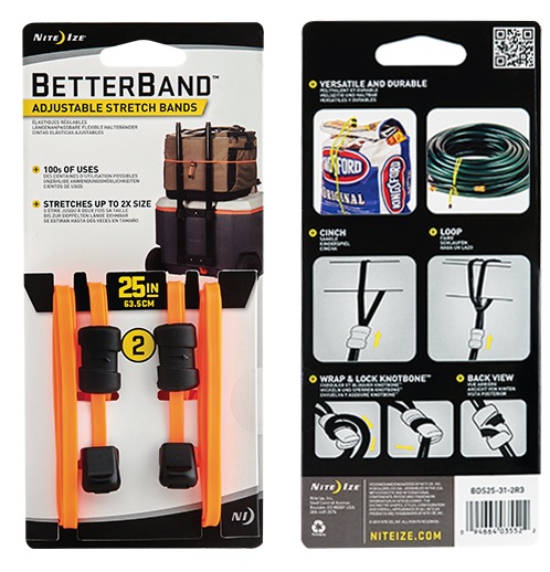 Эластичный хомут Nite Ize BetterBand® 25" Orange - Фото 3 большая