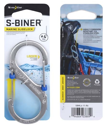 Карабин Nite Ize S-Biner Marine SlideLock #4 - Фото 1 большая