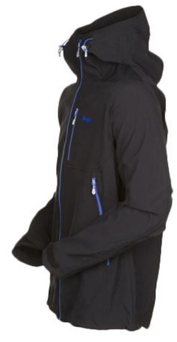 Куртка мужская Bergans Stegaros Black/BrCobalt/Alum - Фото 4 большая
