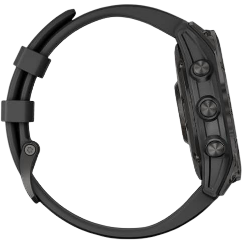 Часы Garmin Fenix 7 Sapphire Solar Titan Black DLC - Фото 5 большая
