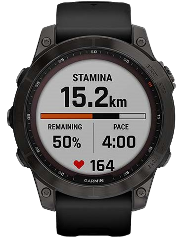 Часы Garmin Fenix 7 Sapphire Solar Titan Black DLC - Фото 6 большая