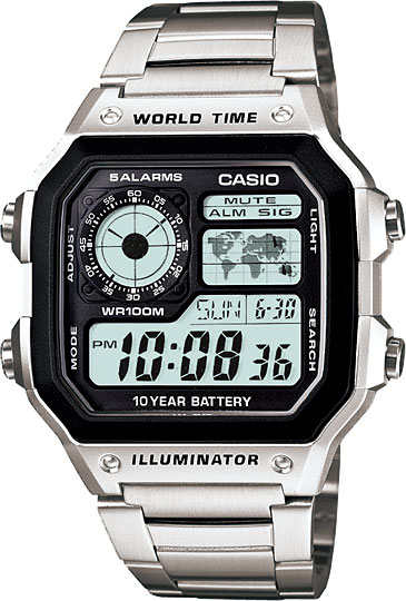 Часы Casio AE-1200WHD-1A - Фото 1 большая