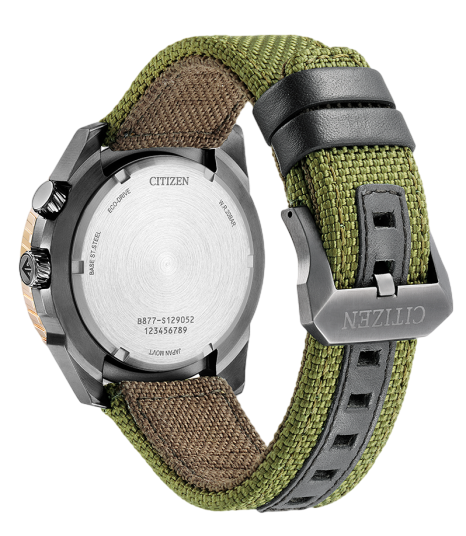 Часы Citizen BJ7136-00E Зелёный - Фото 3 большая