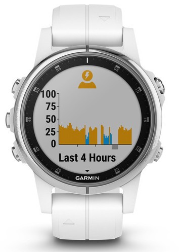 Часы Garmin Fenix 5S Plus Sapphire White - Фото 7 большая