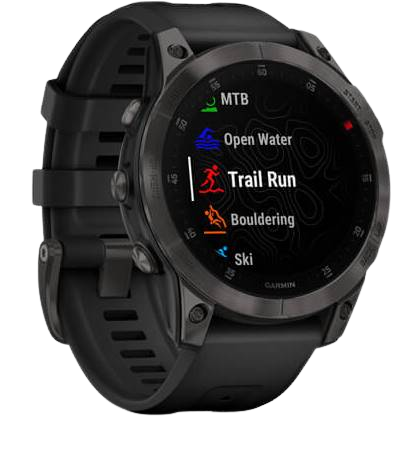 Часы Garmin Epix (Gen 2) Sapphire Titanium Black DLC - Фото 3 большая
