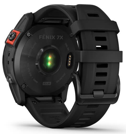 Часы Garmin Fenix 7X Solar Slate Gray w/Black Band - Фото 10 большая