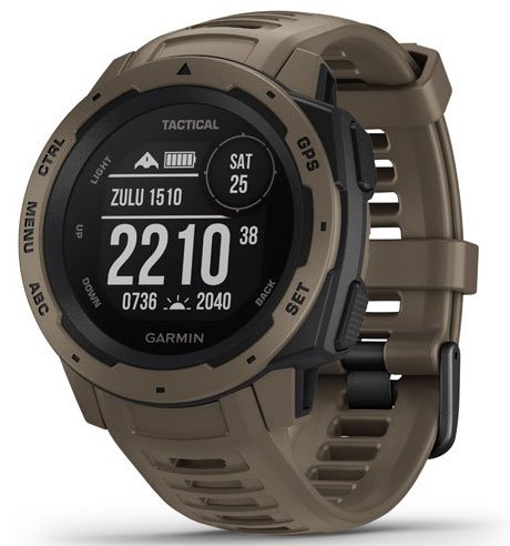 Часы Garmin Instinct Tactical Coyote Tan - Фото 1 большая