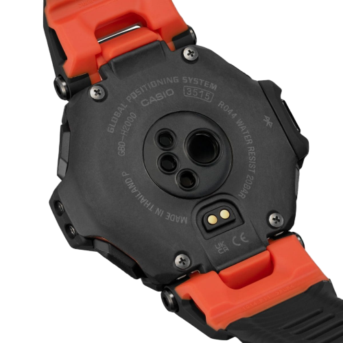 Часы Casio G-Shock GBD-H2000-1ADR Black/Orange - Фото 5 большая