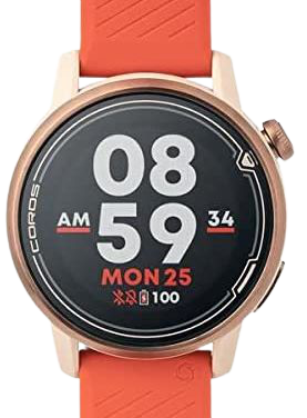 Часы Coros Apex Premium Multisport GPS 42 mm Coral - Фото 2 большая