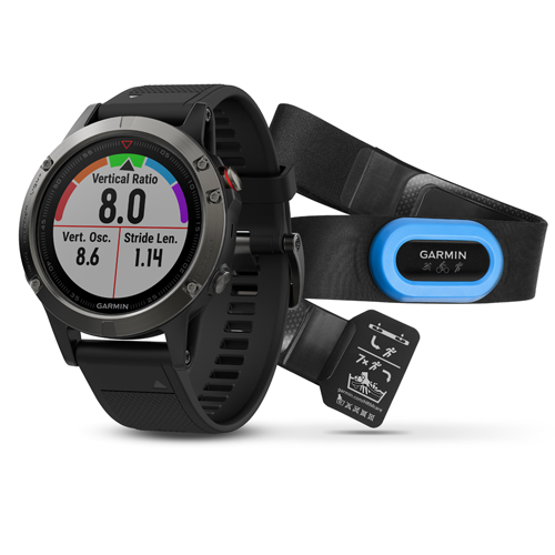 Часы Garmin Fenix 5 Sapphire Black Performer Bundle GPS - Фото 3 большая