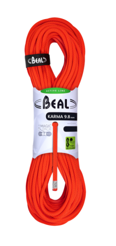 Веревка Beal Karma 9,8мм/1м Orange - Фото 1 большая