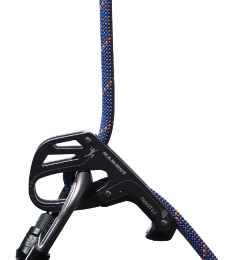 Верёвка Mammut Crag Sender Dry 9мм/60м Ice/Sunrise - Фото 2 большая