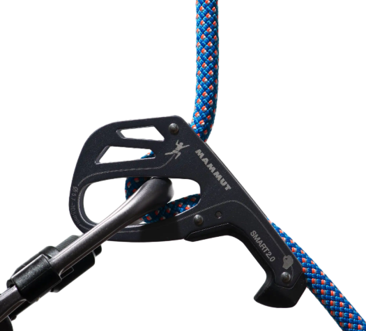 Верёвка Mammut Crag Classic Duodess 9,5мм/70м Carribean Blue/White - Фото 3 большая