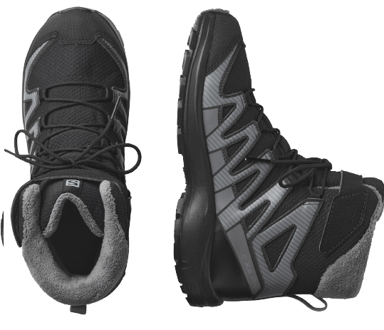 Ботинки детские Salomon Xa Pro V8 Winter CSWP J Black/Ph - Фото 6 большая
