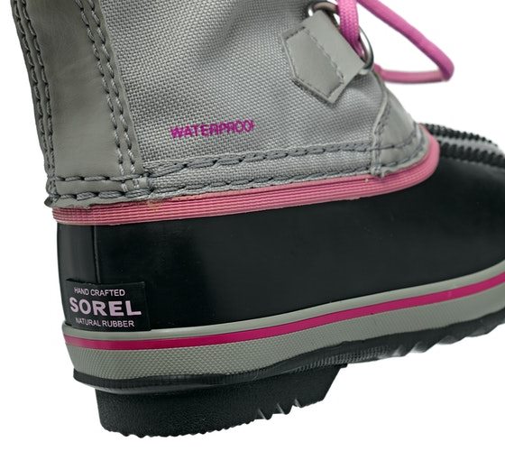 Ботинки детские Sorel Yoot Pac Nylon Dtv Chrome Grey/Or - Фото 3 большая