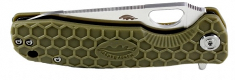 Нож Honey Badger Leaf L зеленый - Фото 4 большая