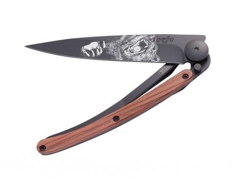 Нож Deejo Tattoo Coralwood Grizzly - Фото 1 большая