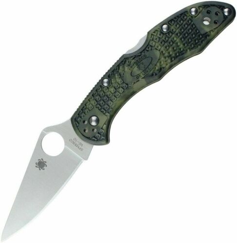 Нож Spyderco Delica 4 Zome Green - Фото 1 большая