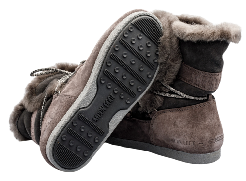 Сапоги женские Moon Boot Far Side High Shearling Anthracite - Фото 2 большая