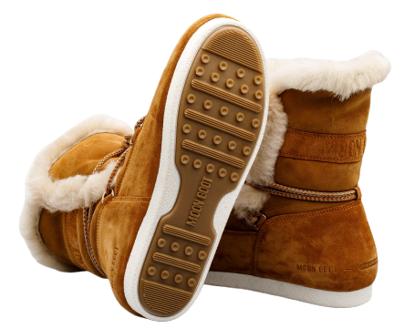 Сапоги женские Moon Boot Far Side High Shearling Whisky - Фото 2 большая