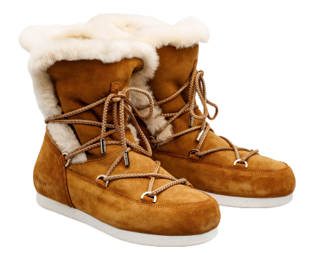Сапоги женские Moon Boot Far Side High Shearling Whisky - Фото 3 большая