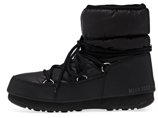 Сапоги женские Moon Boot Low Nylon Wp Black - Фото 8 большая