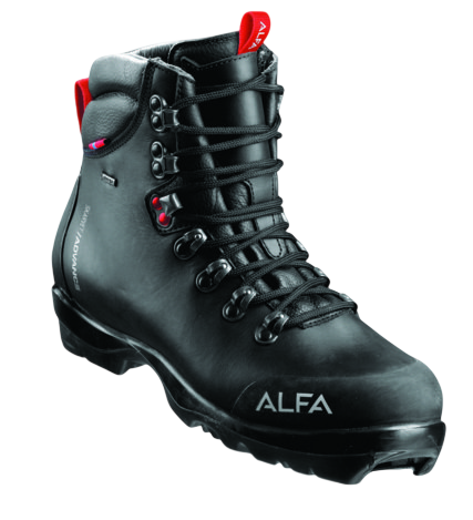 Ботинки лыжные женские Alfa Skarvet Advance GTX Black - Фото 1 большая